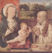 CLEVE, Joos van The Virgin and Child with a Dominican (mk05) oil painting artist